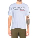 Футболка с логотипом из резины Pristine White North Sails, белый - фото 3