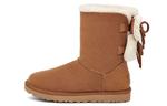 Угги женские UGG Classic Double Bow Short, коричневый - фото