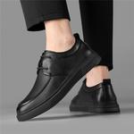 Туфли AOKANG Dress Shoes Men Low-Top Black - фото 7