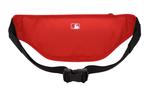 Полиэстеровый поясной рюкзак через плечо унисекс красный MLB - фото 5