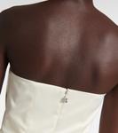 Облегающее платье-бюстье с драпировкой Rotate, Egret - фото 6