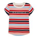 Полосатая футболка Nautica для девочек, серый - фото