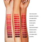 Матовая помада MAC, Dangerous (orangey red matte) - фото 5