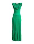 Макси платье Mcqueen, зеленый - фото
