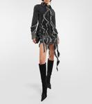 Джинсовая мини-юбка Blumarine, черный - фото 2