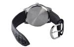 Часы Casio Fashion Stylish Business Leather Strap Analog Watch 'Black Silver', черный - фото 2