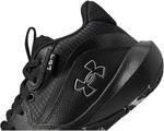 Кроссовки Under Armour Kids Pre School Lockdown 7, цвет Black/Black/Metallic Silver - фото 5