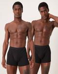 Капсульная коллекция ASOS DESIGN, 2 пары боксеров черного цвета - фото