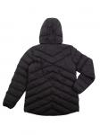 Пуховик с капюшоном черного цвета asics - фото 3