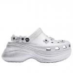 (WMNS) Crocs x SMFK Bae Clog 'Silver Glitter' - фото 2