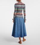 Полосатый кардиган Lex Ulla Johnson, Azurite - фото 3