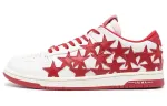 Кроссовки AMIRI Stars Low Leather Sneakers, красный - фото