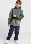 Дождевик Jack Wolfskin "RAINY DAYS 2L JKT K", с капюшоном, зеленый - фото 3