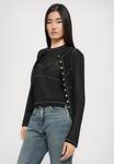 Кардиган Tory Burch Cardigan, Black - фото 5
