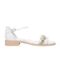 Белые сандалии на плоской подошве e513426d707 Nerogiardini, белый - фото