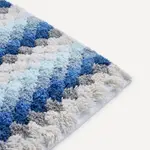 Хлопковый коврик для ванной Fanatasy Graccioza, синий - фото 2