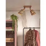 Потолочный светильник JAVA E27 1 шт. Good&Mojo, коричневый/черный - фото 7