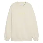 Толстовка Puma Maximal Metallic Oversized, бежевый - фото