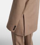 Шерстяной блейзер Saint Laurent, Taupe Beige - фото 5