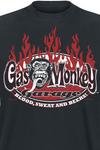 Футболка Gas Monkey Garage Blood Sweat And Red Flames, черный - фото 2