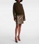 Босоножки Betty 105 из сатина Tom Ford, Espresso - фото 3