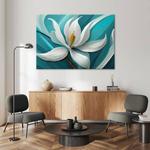 Картина арт-принт KUNSTLOFT Graceful Lily 2, синий - фото 2