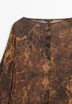 Блуза Massimo Dutti Blouse, Brown - фото 6