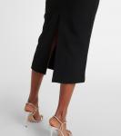 Расшитое креповое коктейльное платье Rebecca Vallance, черный - фото 6