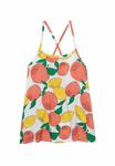 Топ ALL OVER PRINT MINOTI, цвет white orange yellow - фото