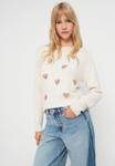 Джемпер Vero Moda VMDOFFY O NECK SEQUINS PULLOVER , Birch /Beige - фото 4