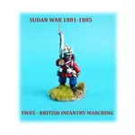 Британский пехотный маршевый отряд, Sudan War 1881-1885 (28mm) - фото