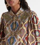 Мини-платье с принтом Etro, мультиколор - фото 4