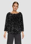 Блуза s.Oliver BLACK LABEL, черный - фото 2