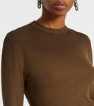 Футболка Erman джерси Acne Studios, Mud Brown - фото 4