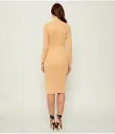 Платье Elisabetta Franchi, бежевый - фото 3