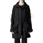 Пальто r-string Yohji Yamamoto, черный - фото 8