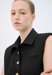 Блузка на пуговицах CROPPED adL, черный - фото 4