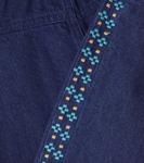 Джинсы Tate с вышивкой по бокам Bebe Organic, Denim - фото 3