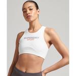 Спортивный бюстгальтер Superdry Core Active, белый - фото