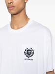 Футболка с вышитым логотипом Givenchy, белый - фото 5