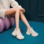 Кроссовки ELLE Chunky Sneakers Women's Low-top, хаки - фото 23