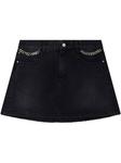 Stella McCartney джинсовая юбка мини Falabella, черный - фото