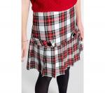 Плиссированная юбка в клетку Florence Eiseman, Red - фото 2