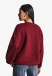 Толстовка Bershka Sweatshirt, Dark Red - фото 4