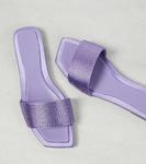 Атласные мюли Clovis с декором Jimmy Choo, Tanzanite - фото 6