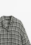 Блуза Massimo Dutti CHECK GARMENT, Grey - фото 8