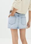 Юбка PULL&BEAR Denim skirt, Light Blue Denim/Light-Blue Denim - фото 3