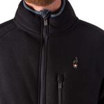 Мужская флисовая куртка Aulp Bixim - черная - фото 4