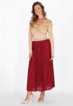Юбка faina, красный/темно-красный - фото 4