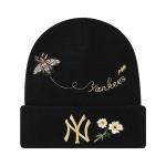 Шапка-бини унисекс MLB, черный - фото 4